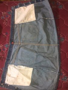 Button Up Denim Skirt