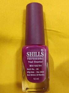 Deep Purple Nail Paint By Shills Professional