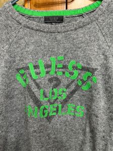 GUESS Brand Grey And Green Sweater
