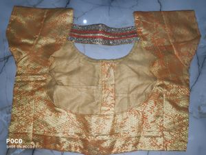 pretty shimmry blouse.