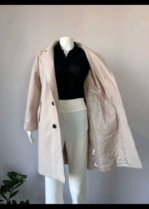 Elegant Beige Overcoat
