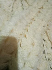 Handmade Crochet Girls Long Cardigan