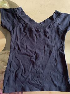 Navy Blue Women&#39;s Top