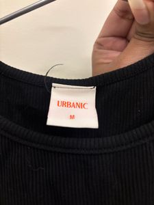 Black Graphic Tank Top