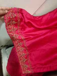 Pink Embroidered Kurta