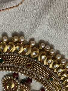 Gold-Tone Indian Jewelry Set