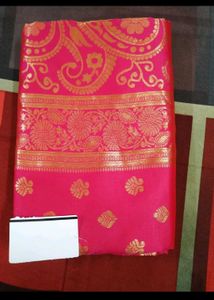 Fabulous Brand New Cotton Silk Jacquard Saree