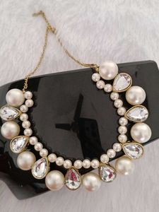 Pearl &amp; Crystal Necklace