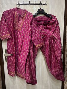 Magenta Kurta Set