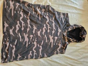 Camo Sport Jersey &amp; plain Shorts Set