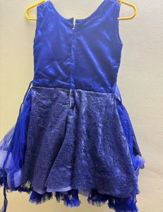 Elegant Blue Party Dress