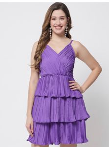Layered Purple Dress