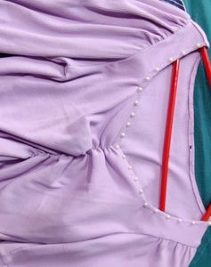 Neckline Peal Detailing Top
