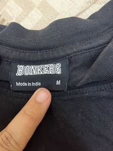 Combo Bonkers Black Cargo Sweatpants And Tshirt