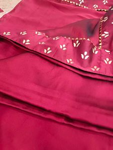 beautiful silk saree with blouse piece