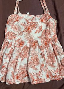 Floral Print Mini Dress