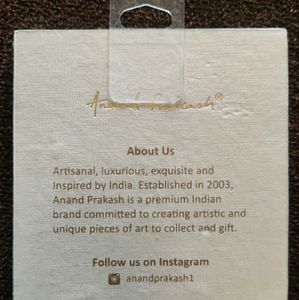 Excuisite Handcrafted Brass Bookmark