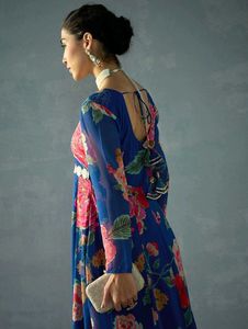 Myntra (Rs. 1899) Floral Print Anarkali Kurta Set