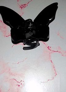 Trendy Black Butterfly Hair Clip