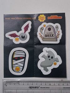 Chupa Chups Halloween Glow In Dark Stickers