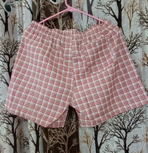 Checked shorts