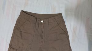 Beige Cargo Pants