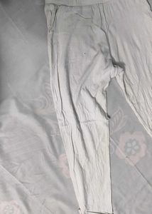 White Casual Legging