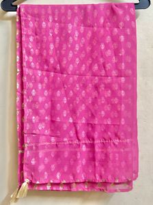 Pink Printed Dupatta(Women)