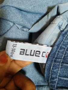 Blue Denim Jogger Jeans