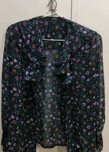Floral Chiffon Top