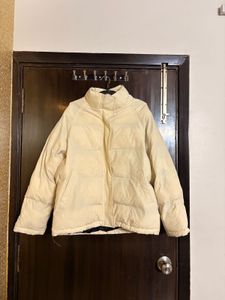 Beige Puffer Jacket