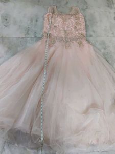 Blush Pink Embroidered Gown