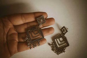 Oxidised Earrings