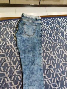 Acid Wash Denim Jeans