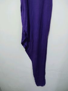 Purple Viscose Dhoti Salwar