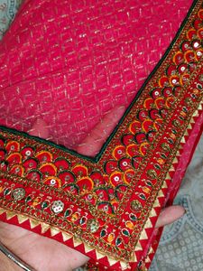 Gorgeous Pink net Saree