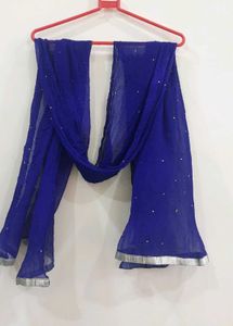 Blue Georgette Dupatta✨️