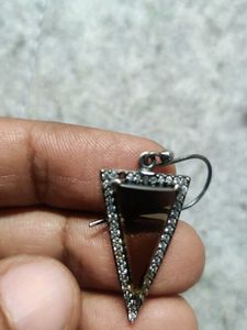 92.5 Smoky Topaz And CZs Earrings