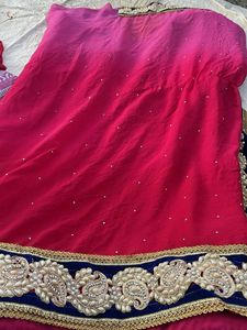 Elegant Pink Saree