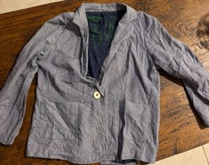 Striped Casual Blazer