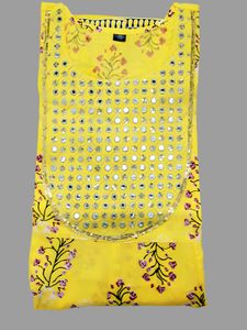 Sale! Brand New Anarkali Kurti- Yellow Colour