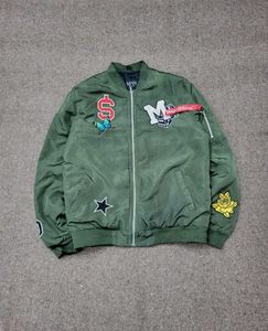 MAN Official Green Bomber Jacket