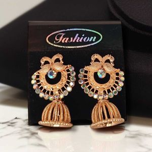 4 Pair Of Golden jhumkaEarings (Unused)