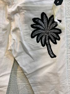 Dolce &amp; Gabbana coconut tree slim jeans