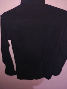 Black Stretchable Shirt With Flying Machine Jeans