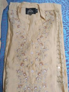 Elegant Embroidered Kurta Set