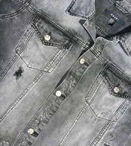 Vintage Black Denim Jacket