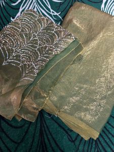 Fuschia Pink  pro premium Embellished Saree