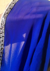 Beautiful Crystal Shrug With Zip For Women