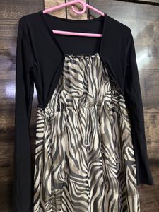 Zebra Print Dress